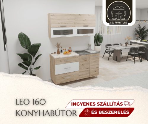 Leó Konyhabútor 160 cm (mosogatótálcával)