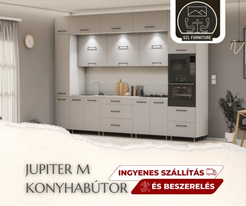 Jupiter konyha Matt fronttal (Ajándék mosogatótálcával)